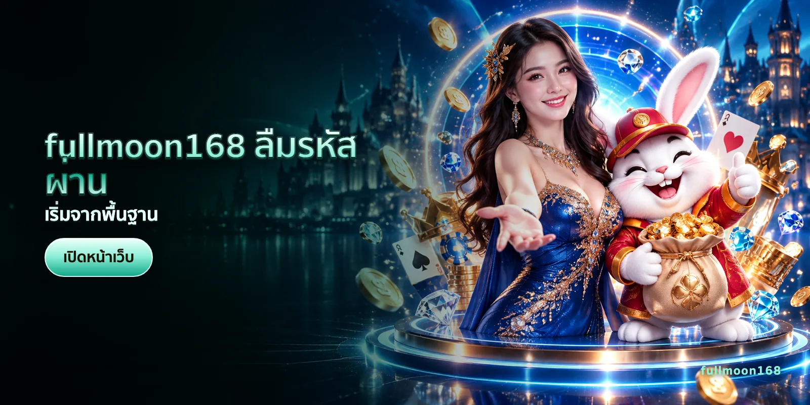 ภาพประกอบบทความ fullmoon168 ลืมรหัสผ่าน — เริ่มจากพื้นฐาน